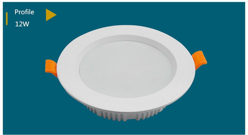 LED Recessed Downlights 9W 12W 3W 5W 7W 15W 18W 24W 30W Down Lamps 220V SMD 5730 Spot Indoor Ceiling Panel Lighting
