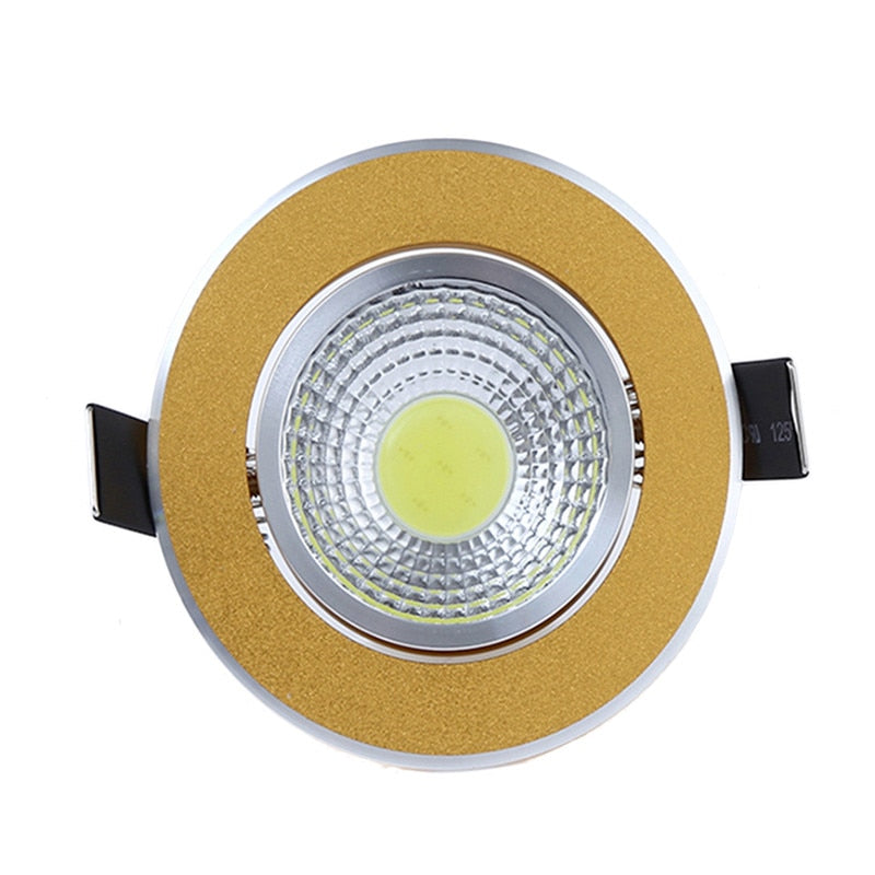 LED downlight 9W 12W 15W led COB light dimmable COB LED DOWNLIGHT lamp Recessed Spot light AC110V-220V for home illumination