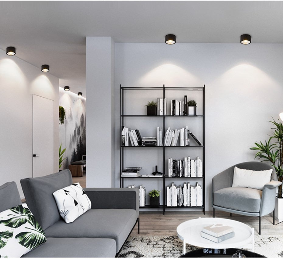 Dimmable Led Downlight Indoor Ceiling Lamp Surface Mounted Industrial Lighting 3w 5w 7w AC110V 220V For Home Bedroom Living Room