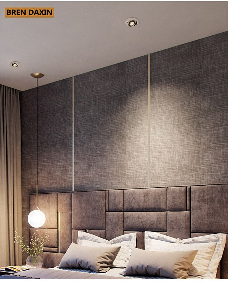 Dimmable LED Downlight embedded Tai chi lamp 360 degree rotating spot light AC 110V 220V indoor lighting LED ceiling lights