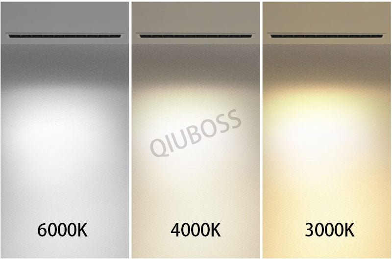 High Power Dimmable LED Recessed Striplight LED Ceiling Lights 2W/4W/6W/10W/20W/30W COB LED Downlight AC90~260V Indoor Lighting