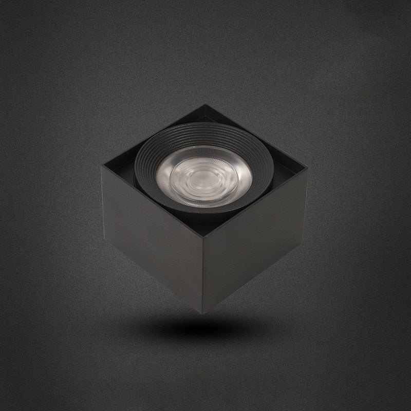 DONWEI Surface Mounted COB LED Downlight 7W/12W/15W AC85V-265V led Ceiling Spot Light Nordic Lighting For Kitchen Livingroom