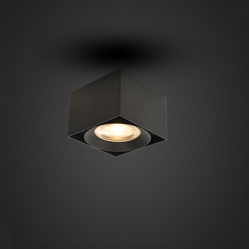 DONWEI Surface Mounted COB LED Downlight 7W/12W/15W AC85V-265V led Ceiling Spot Light Nordic Lighting For Kitchen Livingroom