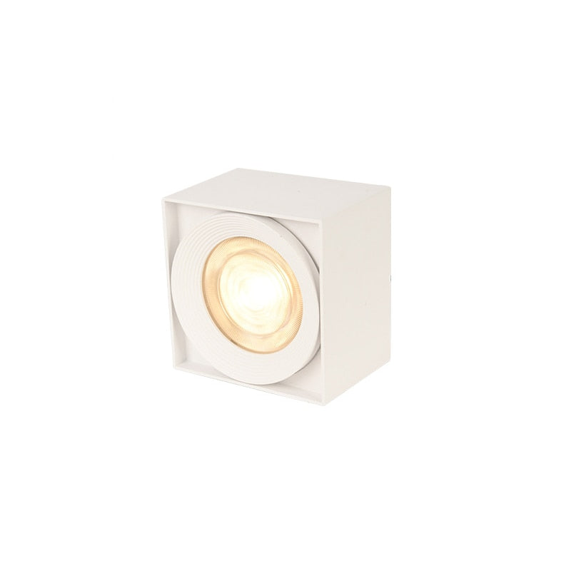 DONWEI Surface Mounted COB LED Downlight 7W/12W/15W AC85V-265V led Ceiling Spot Light Nordic Lighting For Kitchen Livingroom