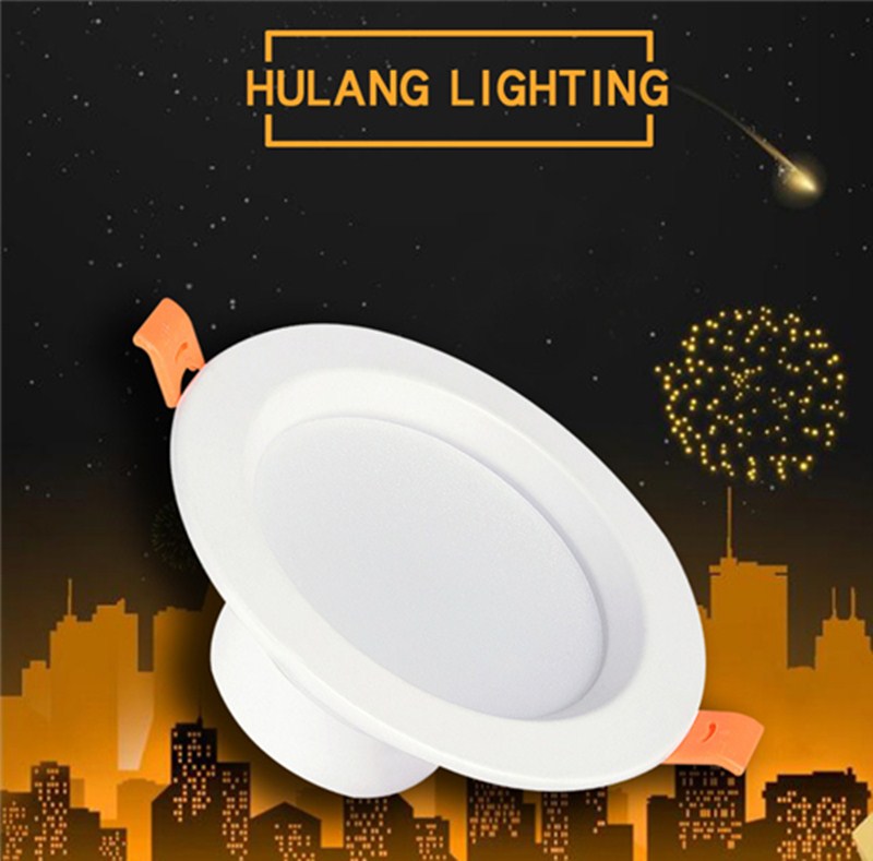 Downlight 3W 5W 7W 9W 12W 15W 18W Spot led downlight AC 220V White Ultra Thin Aluminum Round Recessed LED Spot Lighting