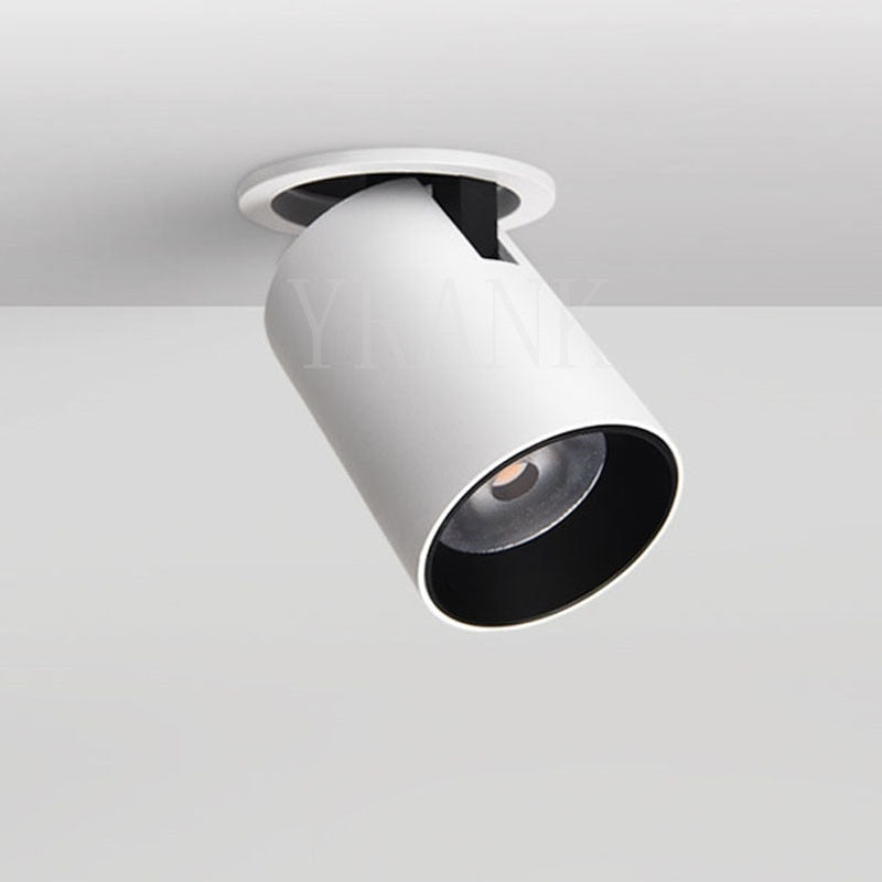 LED spotlights Embedded Ceiling Light Living Room Simple Nordic Adjust Up Down Left And Right 7W 12W COB Downlight