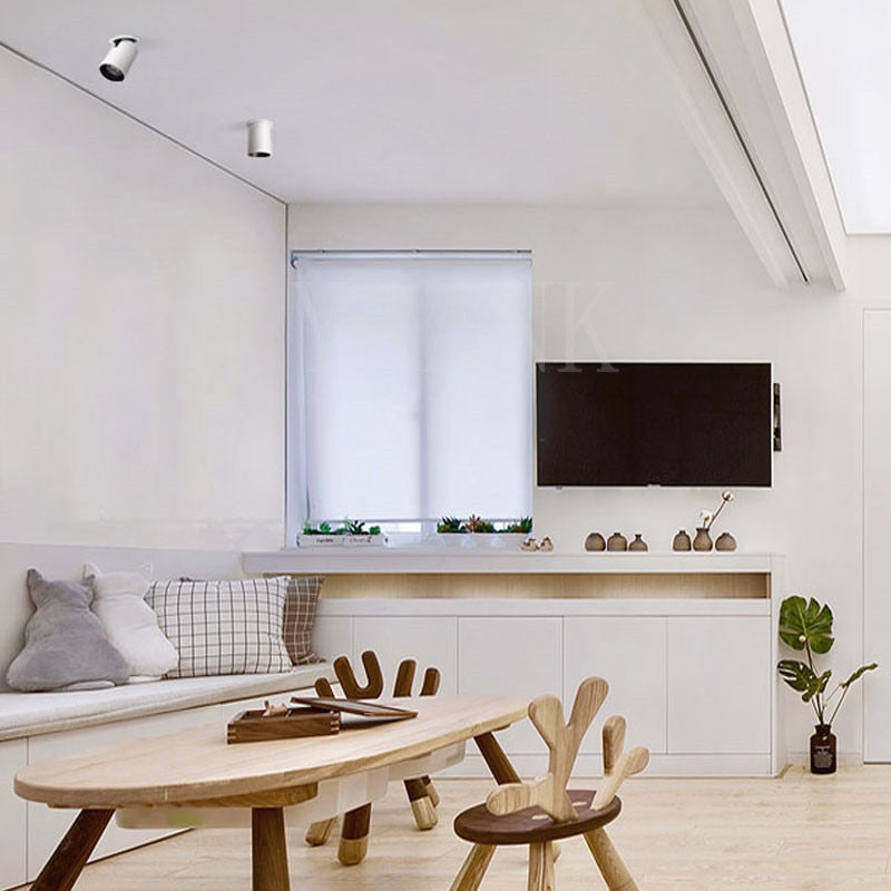 LED spotlights Embedded Ceiling Light Living Room Simple Nordic Adjust Up Down Left And Right 7W 12W COB Downlight