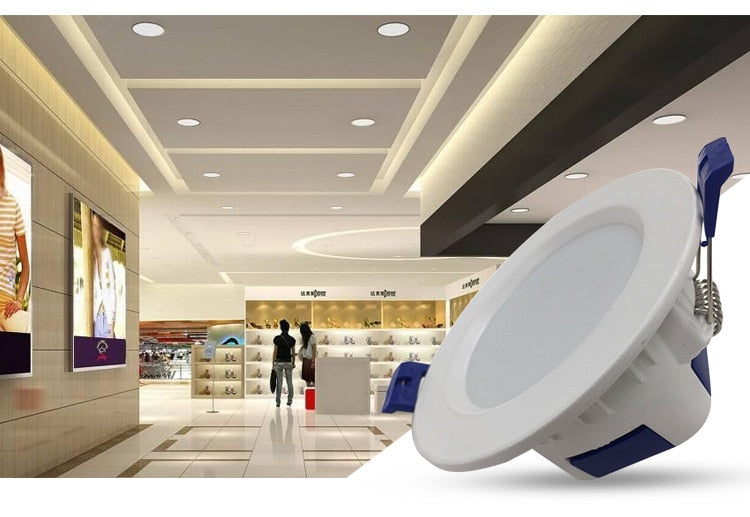 Led Downlight 5W 7W 9W 12W 15W 85-265V high-qualit LED Ceiling Round Recessed Lamp Living room LED Spot Light For Bathroom HY