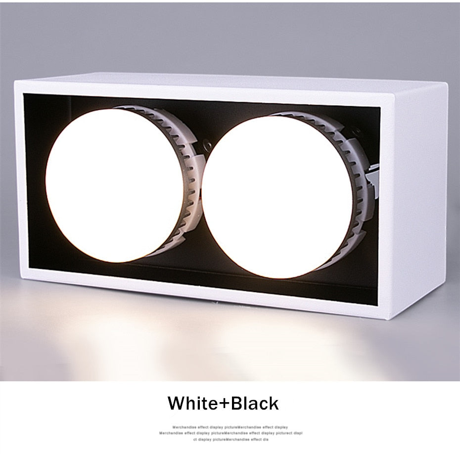 LED Ceiling lamp Surface Mounted Spot led downlight 12w 24w led bulb replaceable 45 Degree Rotation spot light for home lighting