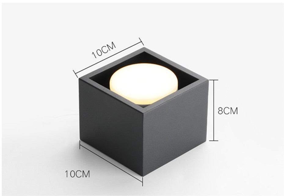 LED Ceiling lamp Surface Mounted Spot led downlight 12w 24w led bulb replaceable 45 Degree Rotation spot light for home lighting