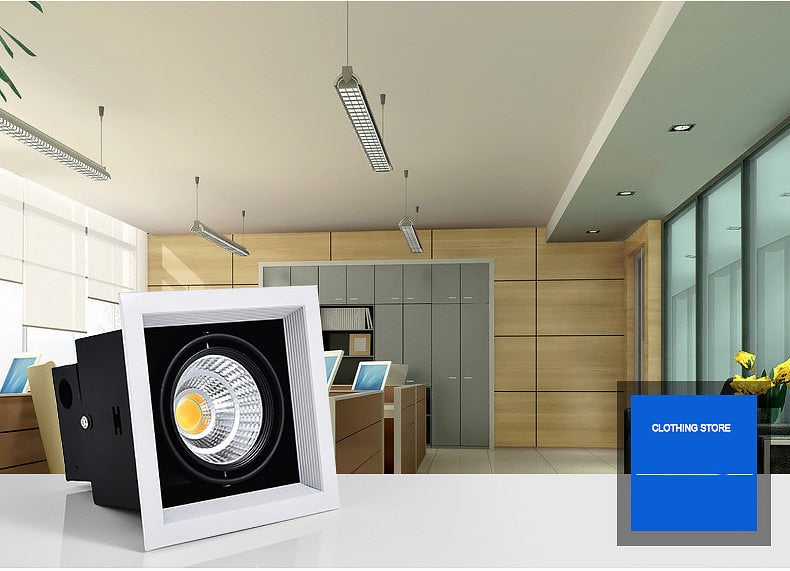 Double Dimmable Led downlight light Ceiling Spot Light 10w 20W 30W ac85-240V ceiling recessed Lights Indoor Lighting