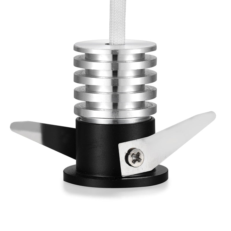 MINI in Ressessed LED Downlight 1W 3W 220V 230V LED Spotlight White / Black / Gold / Silver body LED Downlight