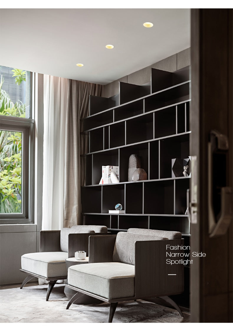 Saiyo Trimless Round COB Led Downlights High End Recessed Ceiling Spot Lights Lamps For Indoor Residential Home