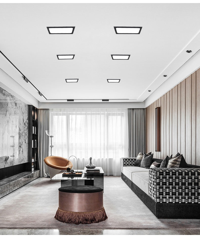 Panel embedded LED downlight 12W 18W 24w square LED spotlight LED ceiling light AC110V 220V