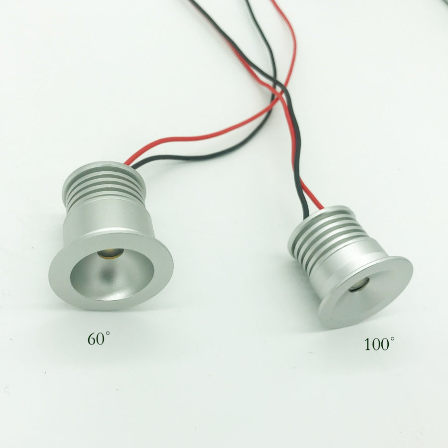 Hotel Sauna Light IP65 1W 12V 25mm Mini Ceiling Downlight LED Spot Lighting + IP67 Driver Adapter Stair Bathroom Lamp