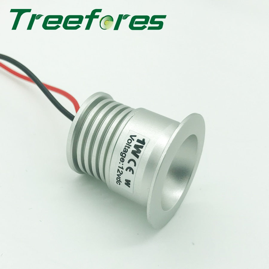 Hotel Sauna Light IP65 1W 12V 25mm Mini Ceiling Downlight LED Spot Lighting + IP67 Driver Adapter Stair Bathroom Lamp