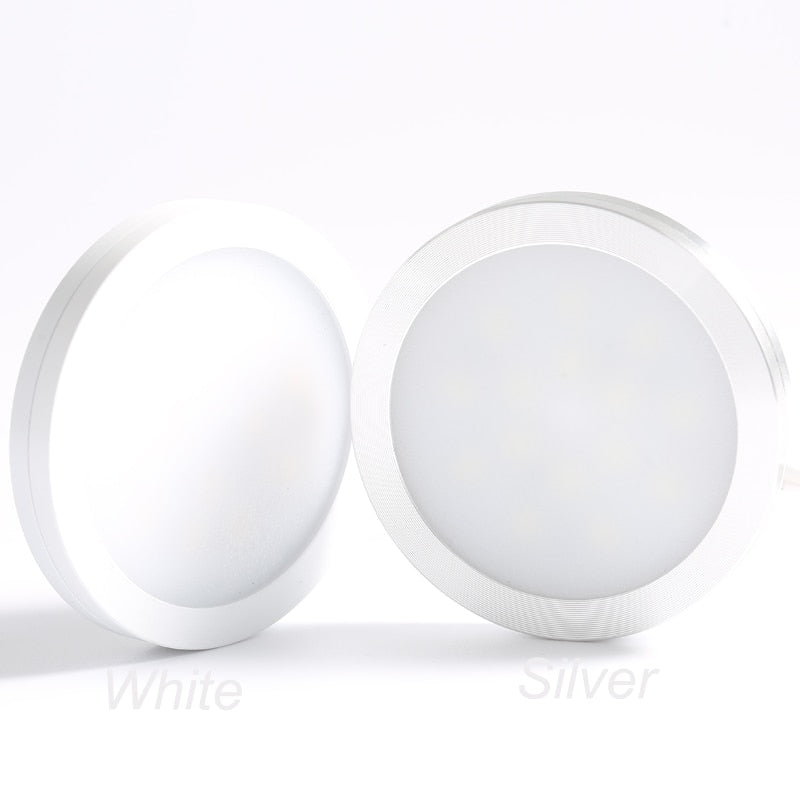 Slim 8mm 12V 24V 3W Mini LED Downlight Kitchen Cabinet Panel Lamps D58mm Spot 2inch Spotlight DIY Lighting Fixture Fittings