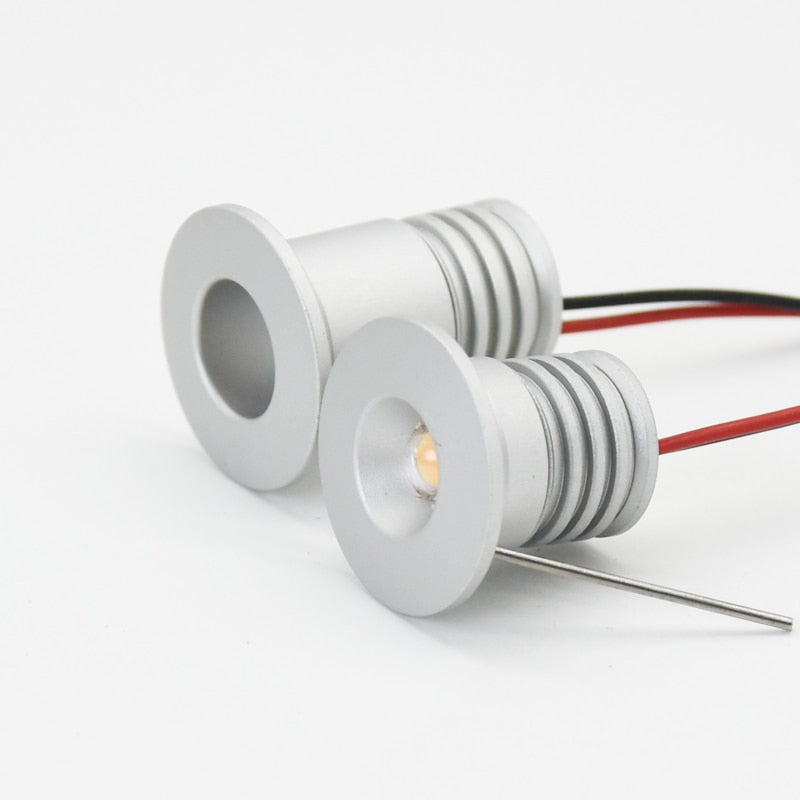 Mini LED Spot Lighting Downlight Recessed 1W 12V 24V AC100-240V Ceiling Sauna Cabinet Light for Kitchen House Bulb Lamp