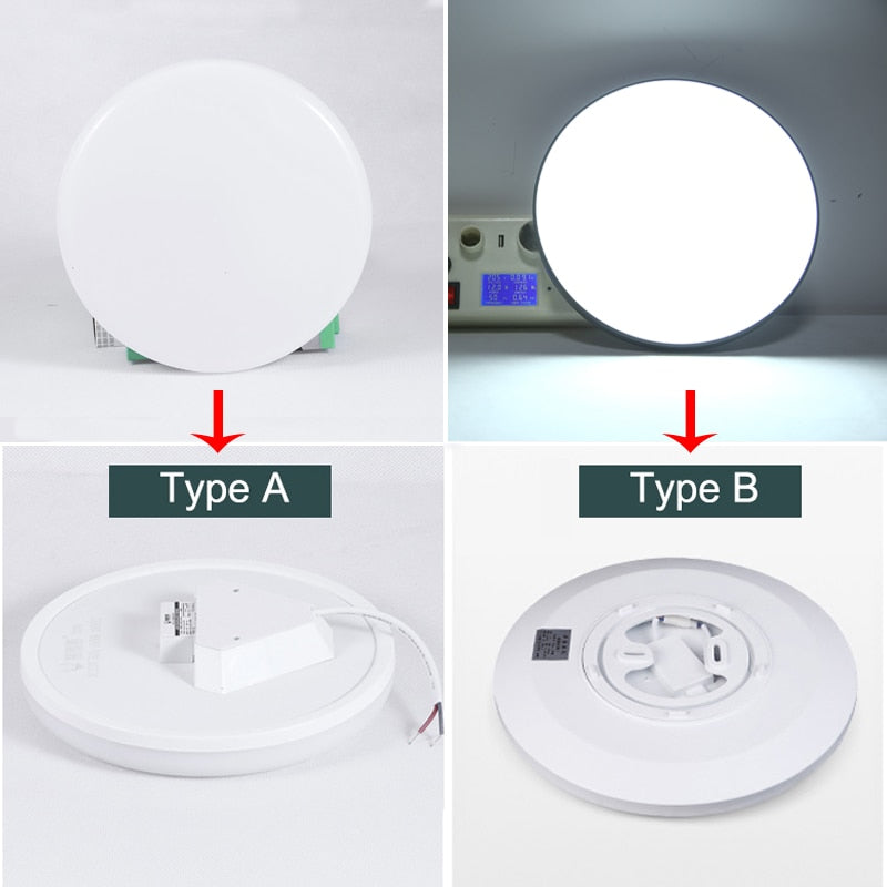 Ultra Thin Led Ceiling Lamp 220V Ceiling Lights 15W 20W 30W 50W Surface Mount Panel Lights Lighting For Living Room Bedroom