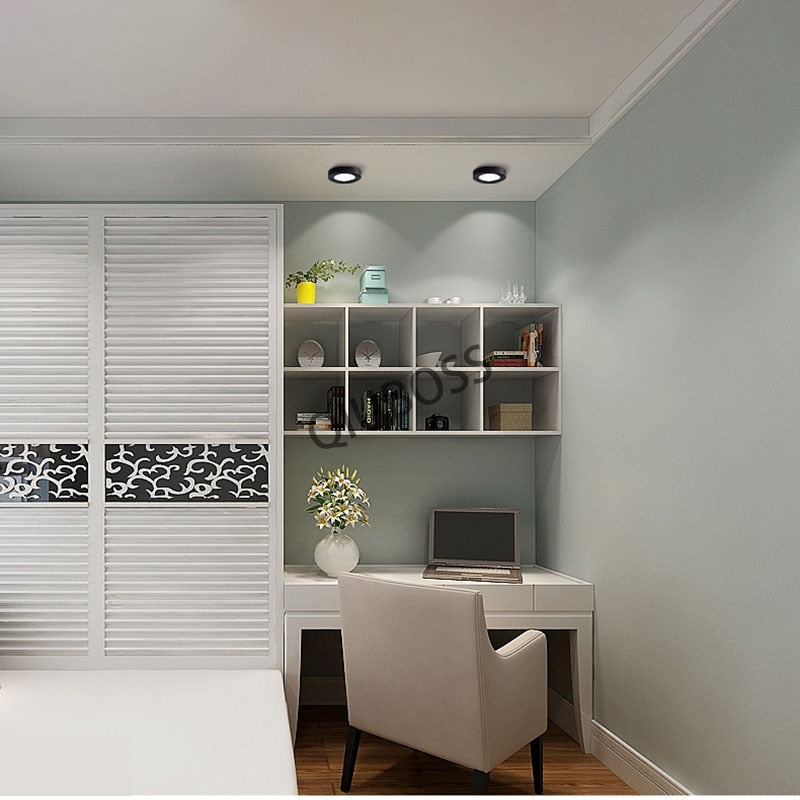 Round LED Wall Lights Surface Mounted LED Ceiling Lamp 3W/5W/7W/9W/12W/15W Ultra-thin Driverless COB Downlight Indoor Lighting