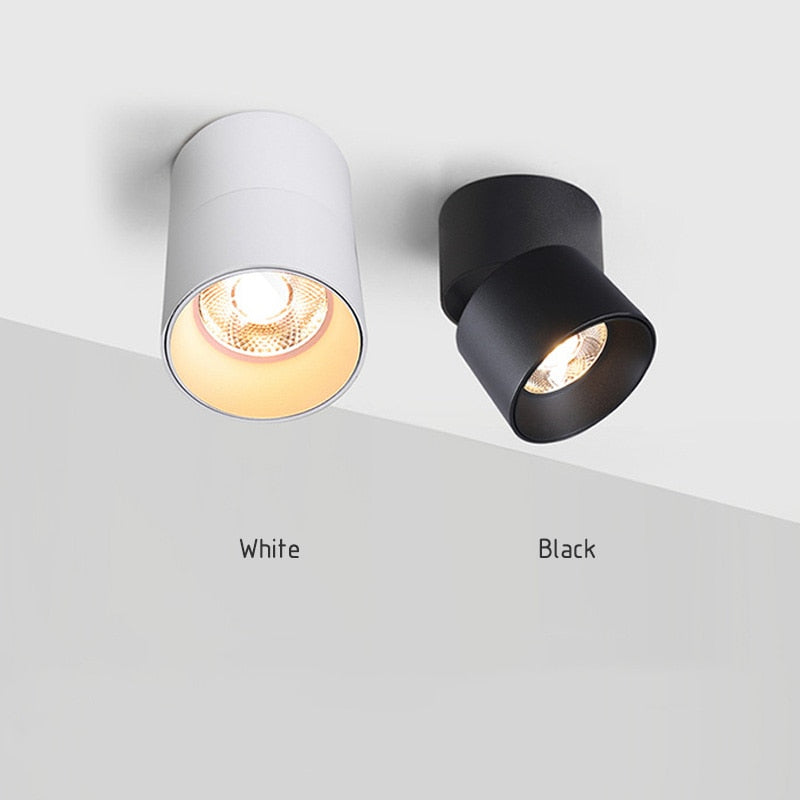 Led Surface Mounted Ceiling Downlight bedroom Adjustable LED Bulb SPOTS DIRIGIBLES Living Room led ceiling spot light fixtures