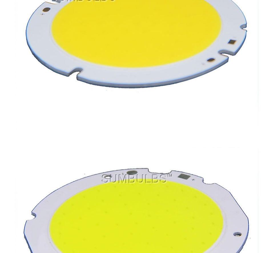 LED COB Chip 76MM Round On Board Lamp DC30-33V 20W 30W LED Light Bulb Source for Spotlight Downlight Warm Natural Cold White