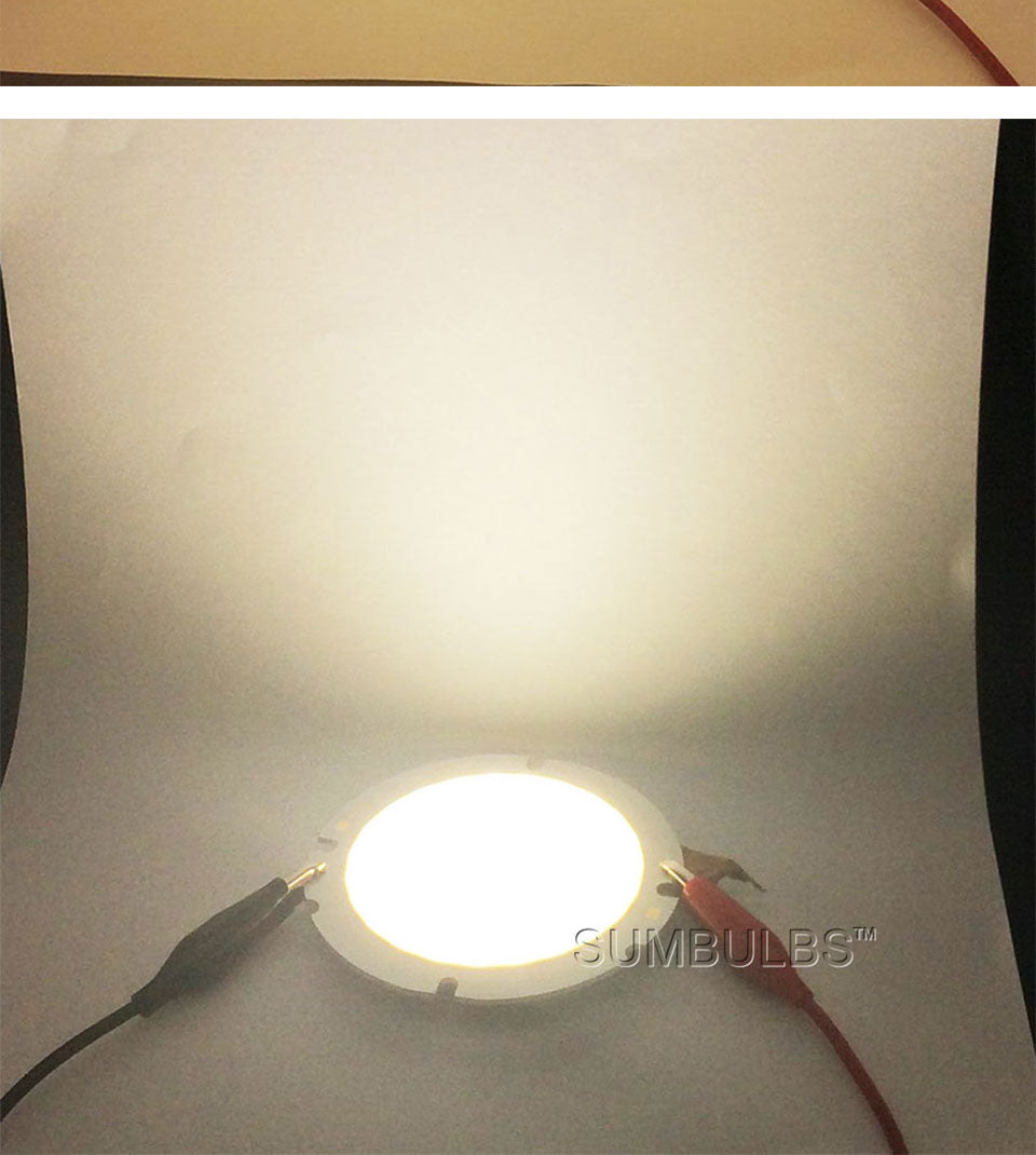 LED COB Chip 76MM Round On Board Lamp DC30-33V 20W 30W LED Light Bulb Source for Spotlight Downlight Warm Natural Cold White