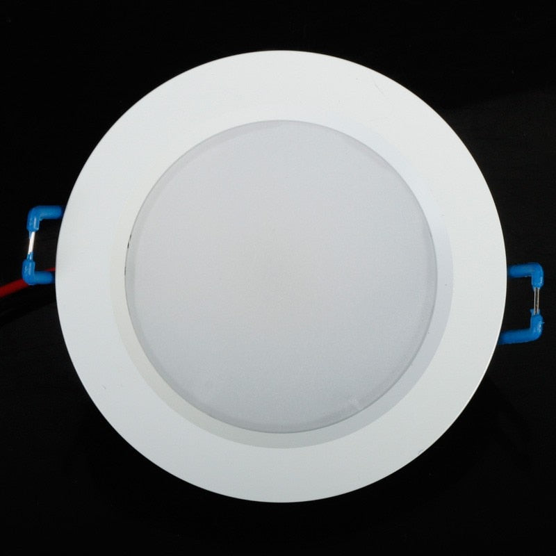 Ultra Bright Round LED Downlight AC 220V 85-265V 3W 5W 7W 9W 12W 15W 18W Aluminum LED Downlight Ceiling Recessed Spotlight
