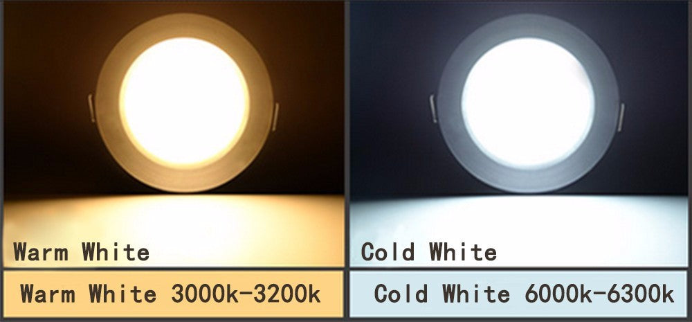 Ultra Bright Round LED Downlight AC 220V 85-265V 3W 5W 7W 9W 12W 15W 18W Aluminum LED Downlight Ceiling Recessed Spotlight