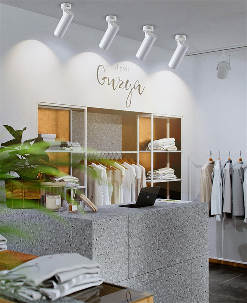 Surface Mounted LED Downlights Foldable 360° Rotatable LED Ceiling Spot lights 12W 20W 30W LED Lamps Background Wall Lighting