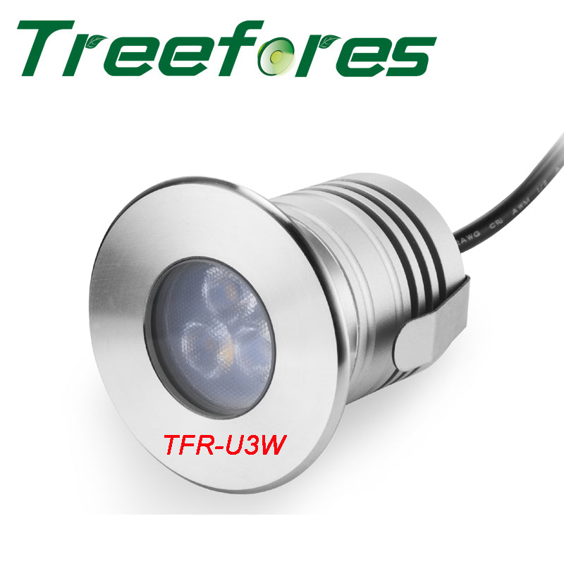 IP67 IP68 3W 12V-24V Underground Spotlight Mini COB Sauna Swimming Pool Lamp LED Floor Outdoor Garden Downlight Lighting