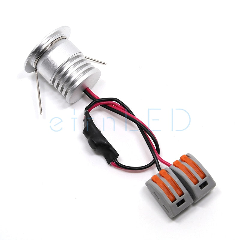 etrnLED 3W Ceiling Spots 12v Led Focus Mini Led Light Recessed Lamp Interior Spotlights Cabinet Showcase Downlight with Driver Spot