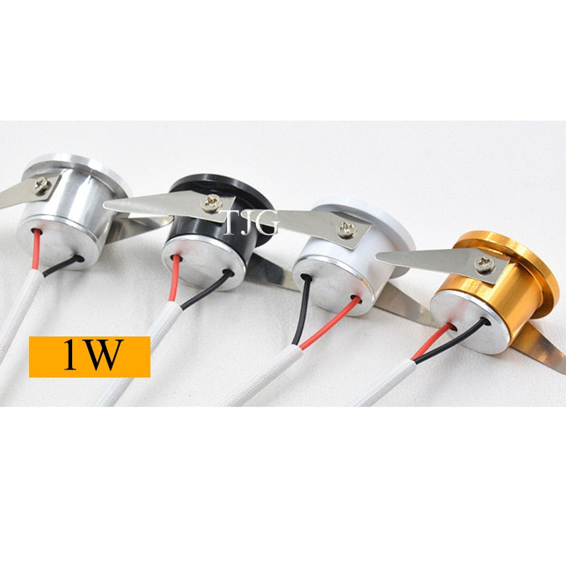 Super small LED Downlight Ressessed in LED Spot light 1W 3W 110V 220V For indoor Store counter Home kitchen Lighting