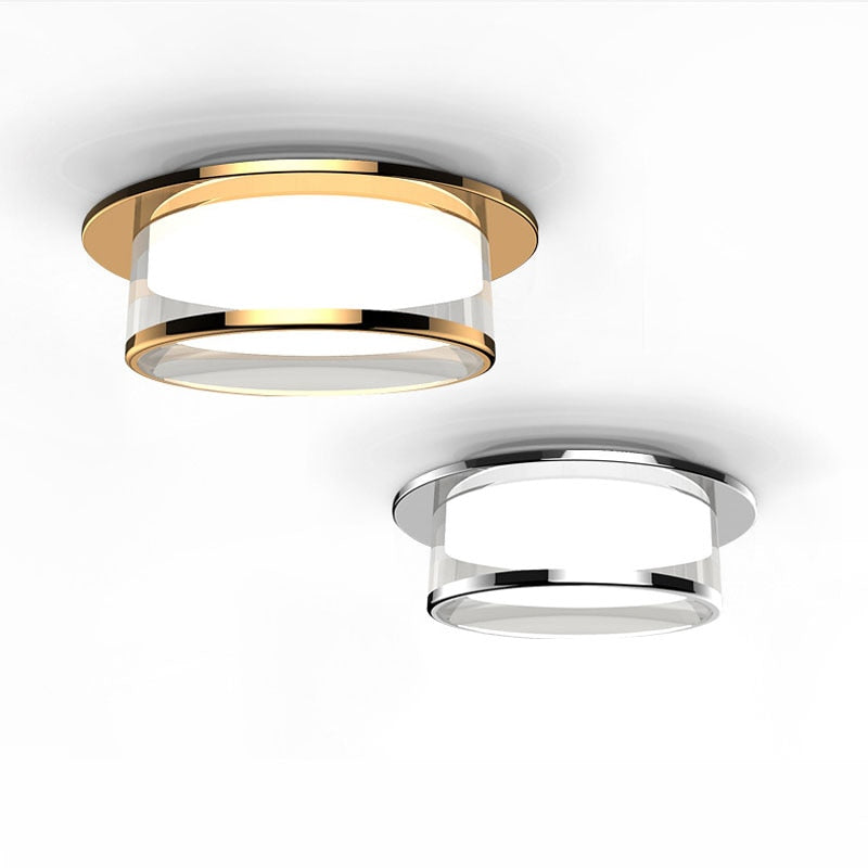 Crystal Recessed Ceiling Downlight lamp Led lights 220V 230V 5W 7W 9W 12w led spot lights Fixtures Indoor Lighting