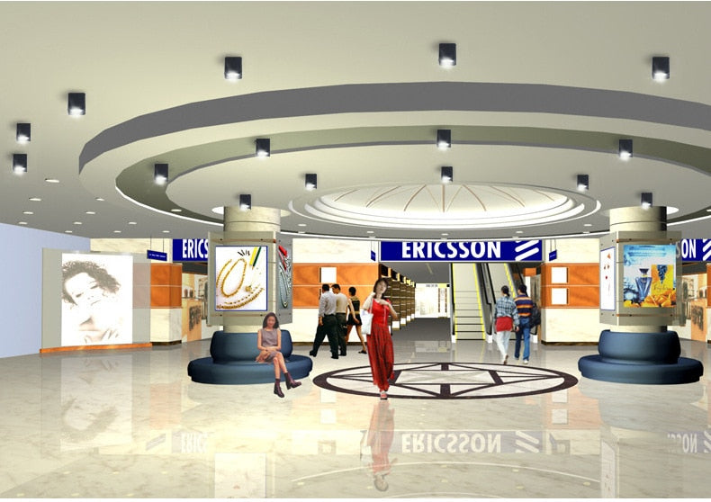 New square dimmable COB LED downlight 7W 9W 12W LED ceiling spotlight AC85~265V LEDceiling light warm/cool white indoor lighting