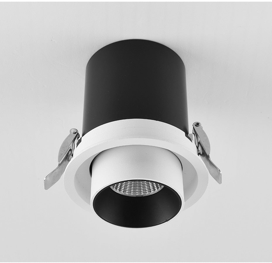 Led Recessed Lights Dimmable Spot Led Downlight Foldable Rotatable Indoor Home Ceiling Lamp AC110V 220V Living Room Kitchen Lamp