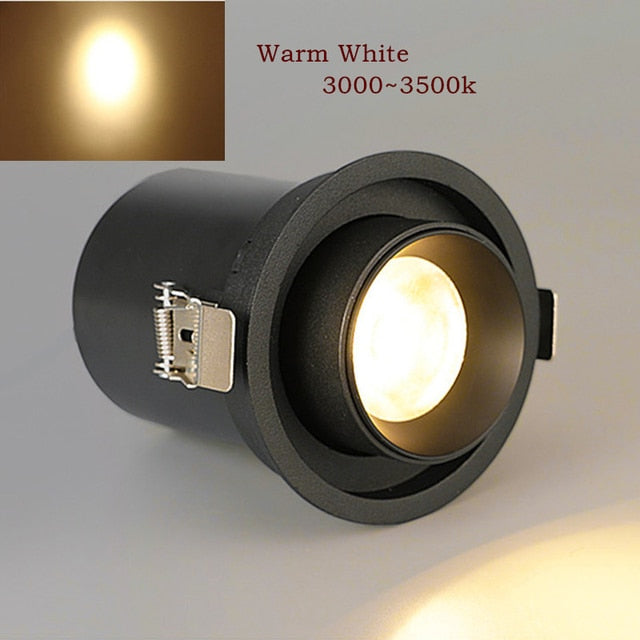 Led Recessed Lights Dimmable Spot Led Downlight Foldable Rotatable Indoor Home Ceiling Lamp AC110V 220V Living Room Kitchen Lamp