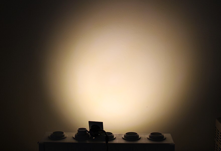 LEDIARY LED Mini Downlight 36-42mm Cut hole Square White Aluminum Recessed COB Downlight LED Spot Lamp 100-240V Isolated Driver