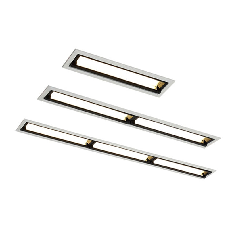 LED Downlight 10W 20W 30W Spot Light Line Light Bar Creative Linear Long Strip Living Room Corridor Recessed