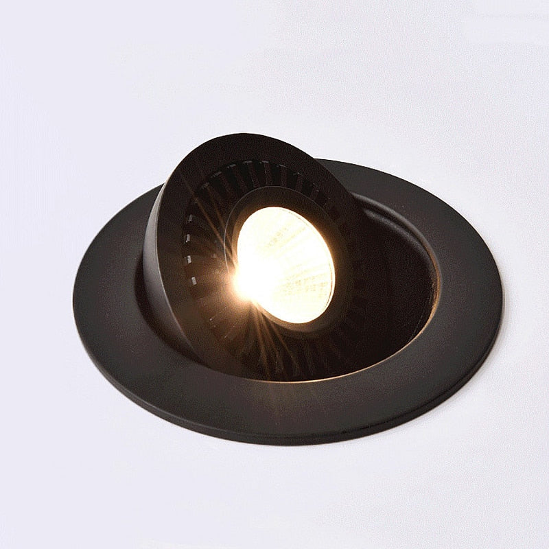 Rotatable Angle LED Recessed Downlight 5W 7W 10W 15W 18W LED Ceiling Spot Light AC 110V 220V Black/White Housing Light