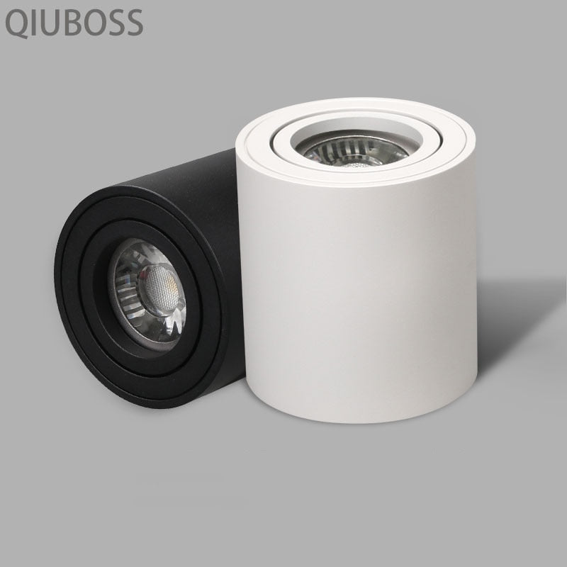 Round Dimmable LED Downlight 7W/12W AC110v/220V Lamp Removable Angle Adjustable LED Ceiling Spotlight for Household Lighting