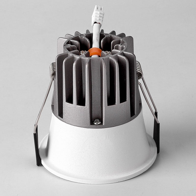 Dimmable Anti-Glare Recessed Downlights Light 5W 7W 12W 15W Led Ceiling Spot Ac220v AC110V Lights for Living Room Hotel