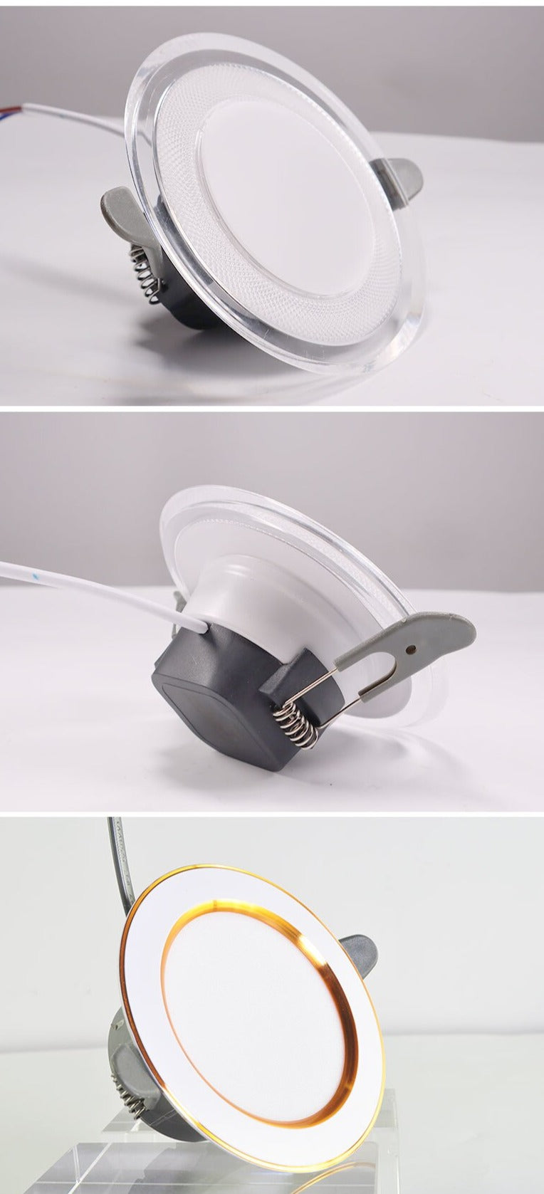 10Pcs Downlight 3w 5w spot led lights 3000k 4500K 6000K AC 220V-240V led Downlight Kitchen living room Indoor recessed lighting