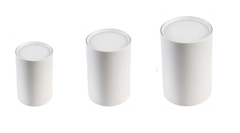 Dimmable Surface Mounted Aluminum LED Downlights 7W 9W 12W 15W 18W 24W Chip COB Ceiling Spot Lights AC85~265V home renovation