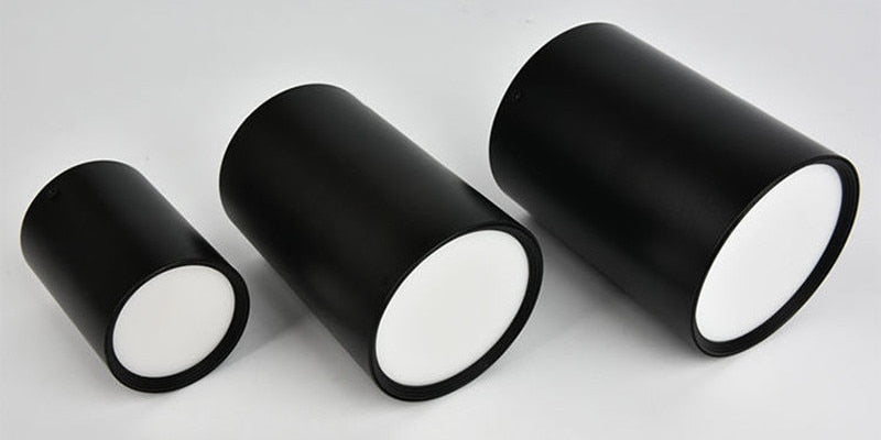 Dimmable Surface Mounted Aluminum LED Downlights 7W 9W 12W 15W 18W 24W Chip COB Ceiling Spot Lights AC85~265V home renovation