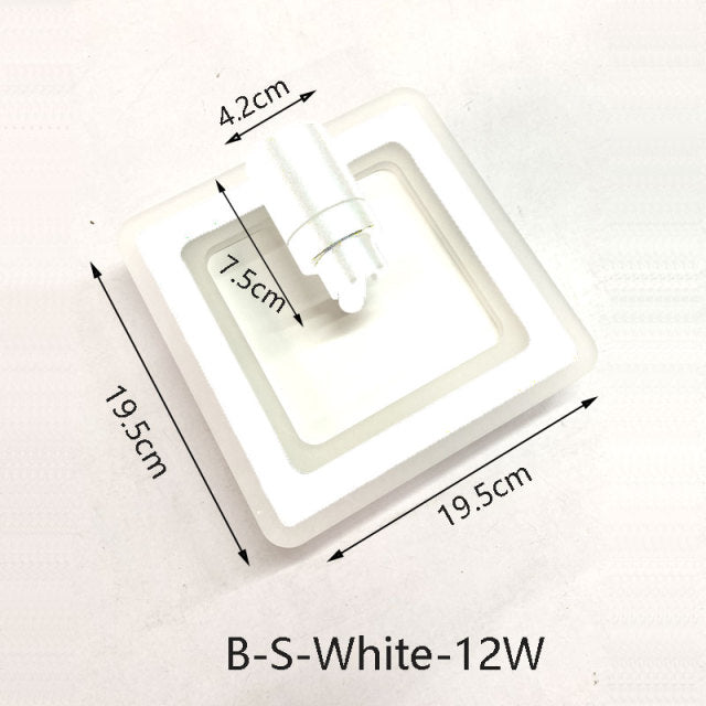 Tinlaibor Corridor led Downlights Washroom Cloakroom Aisle Wall Spot lamp Rotate Hall Entrance Stair lamp Downlight 20W 12W