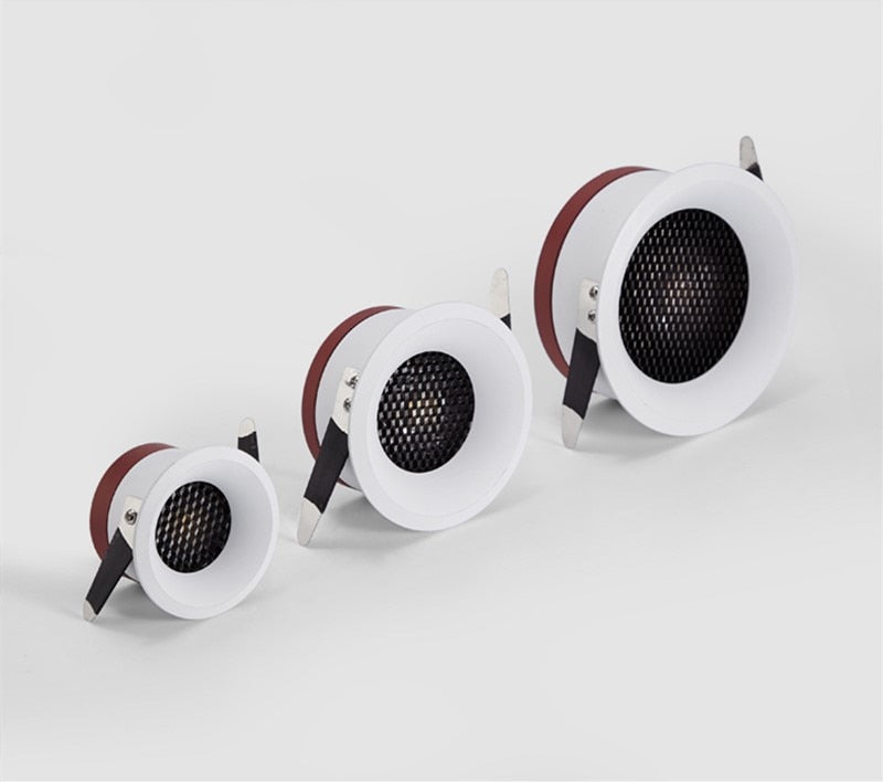 Dimmable Anti Glare Spot light 5W 7W 9W 12W 15W/18W ceiling lamp Recessed led light LED Downlight for living room aisle light