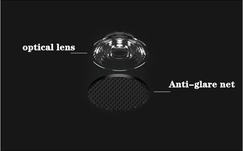 Dimmable Anti Glare Spot light 5W 7W 9W 12W 15W/18W ceiling lamp Recessed led light LED Downlight for living room aisle light