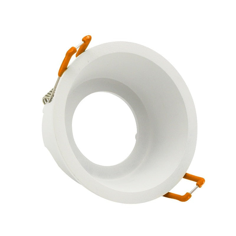 Round Deep Concave Single Ring Downlight LED Bulb Replaceable MR16 GU5.3/GU10 12V 85V-265V 75mm Hole Ceiling Spot Light