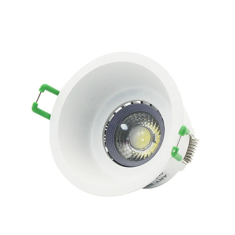 Round Deep Concave Single Ring Downlight LED Bulb Replaceable MR16 GU5.3/GU10 12V 85V-265V 75mm Hole Ceiling Spot Light